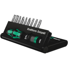 Wera 10 Piece Kraftform Kompakt Screwdriver Bit Set