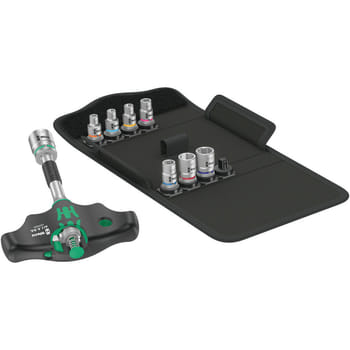 Wera Kraftform Kompakt 400 RA 9 Piece 1/4" Drive Socket Set Imperial