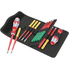 Wera Kraftform Kompakt 17 Piece VDE Insulated Stainless Steel Screwdriver Set