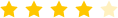 Overall Rating 4 stars